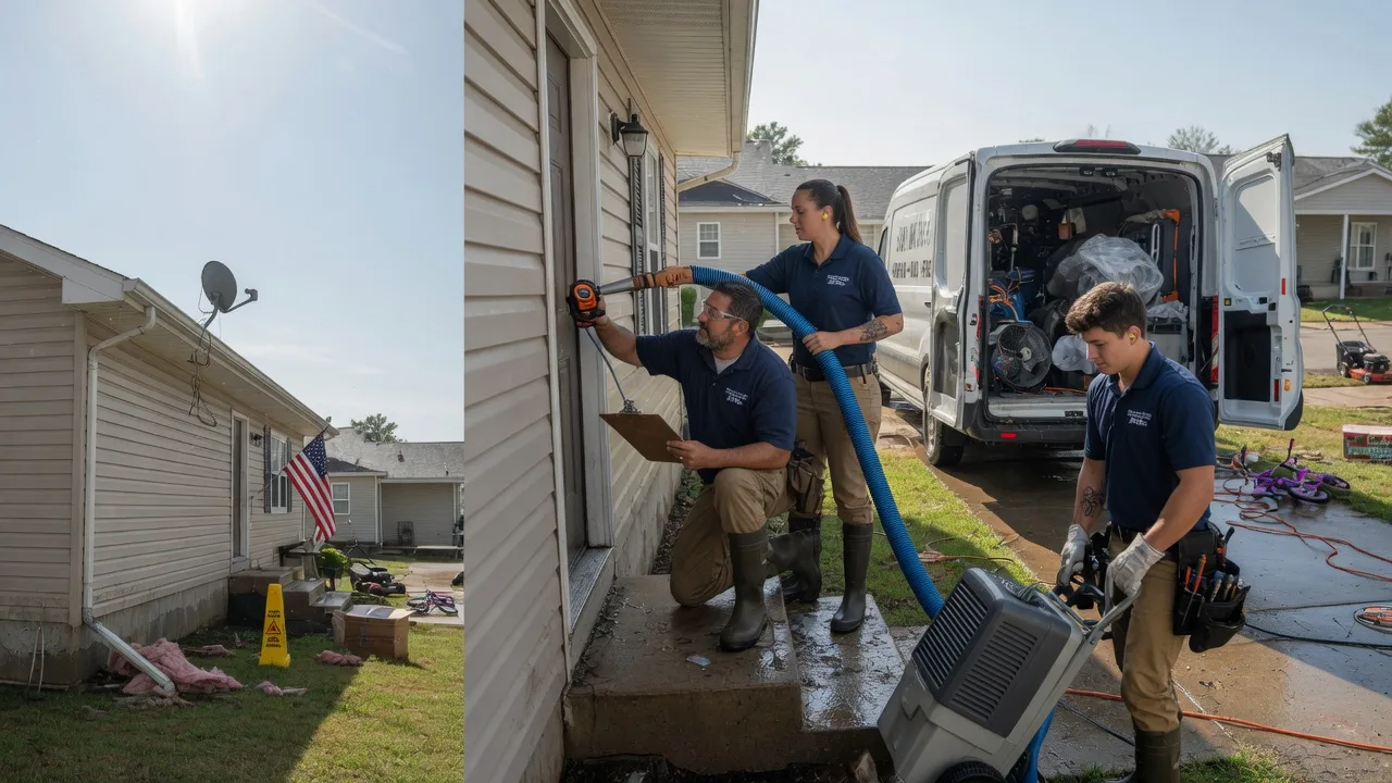 Ceiling Water Damage Restoration in D Lo, MS near me
